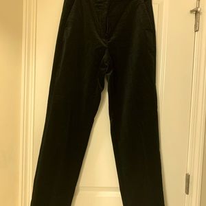 Women’s JCrew Kate full length pant in stretch velvet. Size 8 regular length.